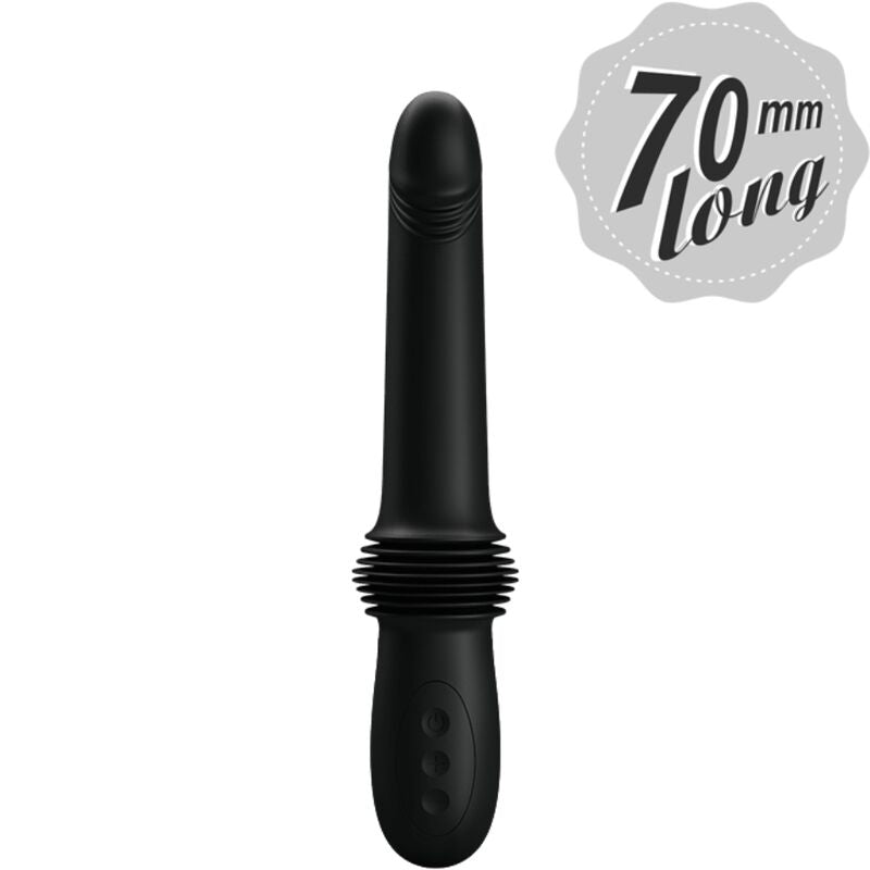 PRETTY LOVE VIBRADOR PAZUZU 3 MODOS DE IMPULSO PRETO