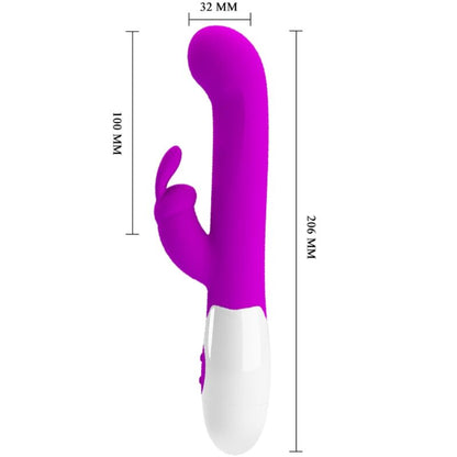PRETTY LOVE CENTAUR VIBRATOR RABBIT 30 MODOS DE VIBRAyaO ROXO