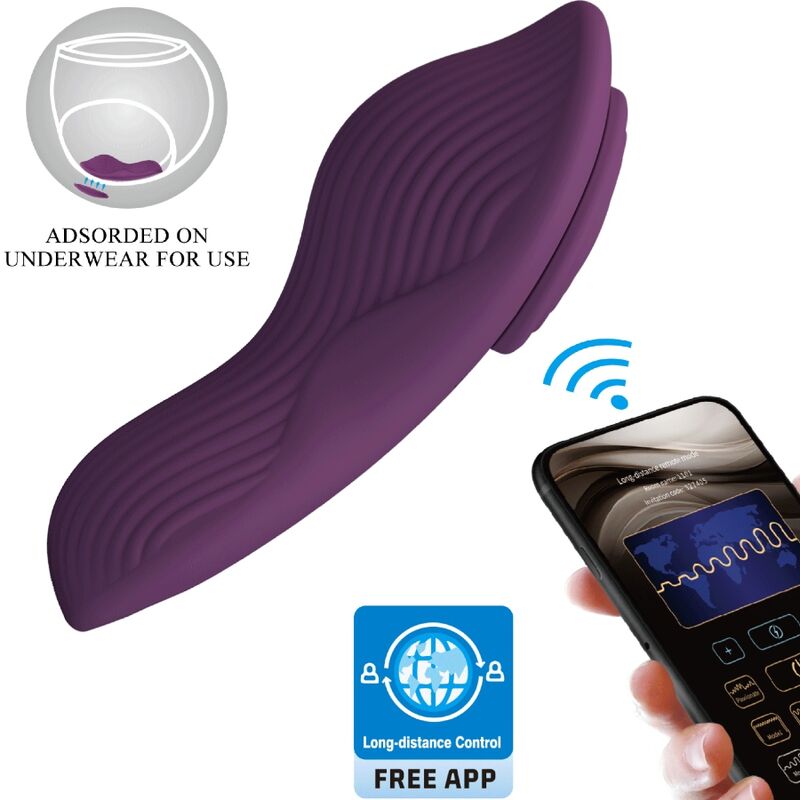 PRETTY LOVE MANE LAY ON MASSAGEADOR DE CLIToRIS 10 VIBRAyoES CONTROLE REMOTO ROXO