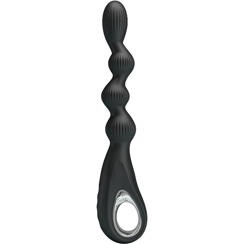 PRETTY LOVE FEDERER VIBRADOR ANAL 12 VIBRAyoES PRETO
