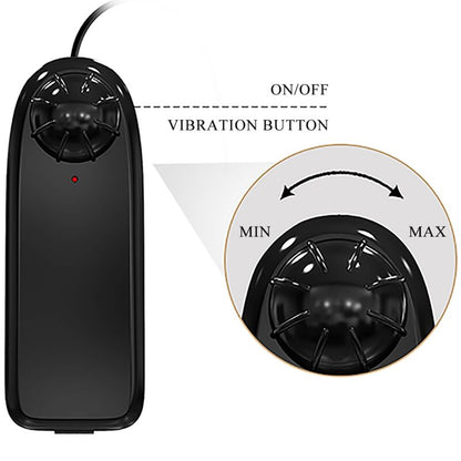 BAILE BAHAMUT VIBRADOR REALISTA 218 CM CARNE CONTROLE REMOTO