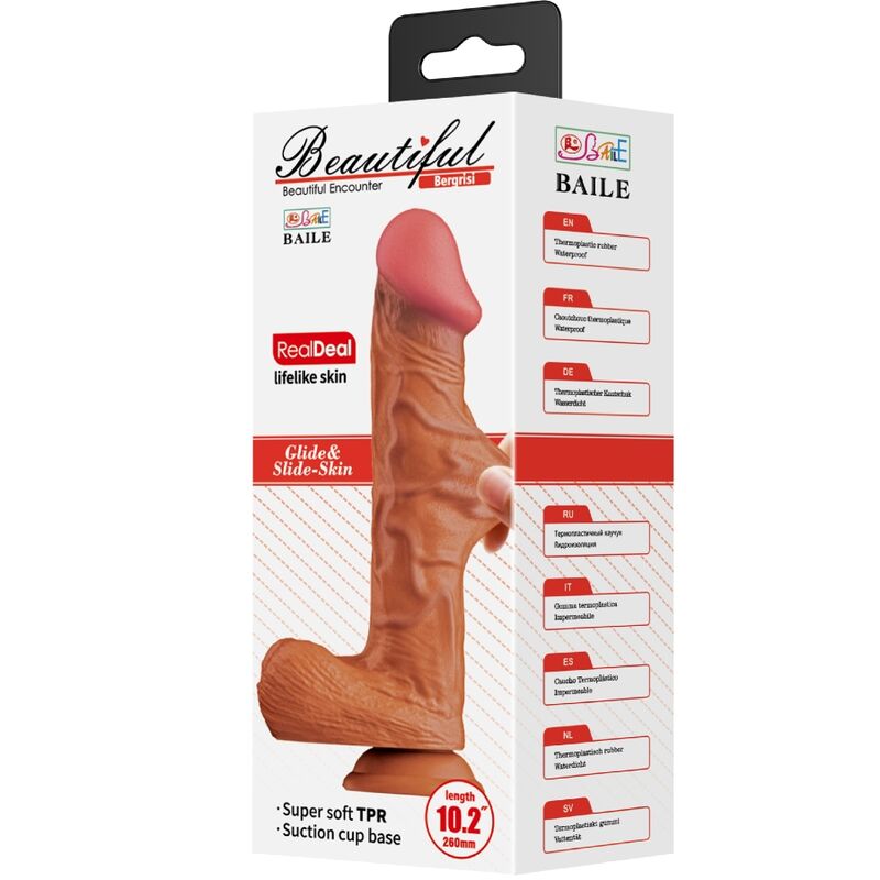 BAILE BERGRISI DILDO REALISTA 26 CM CARNE