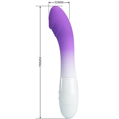 PRETTY LOVE VIBRADOR ELEMENTAL PONTO G 30 VIBRAyoES ROXO
