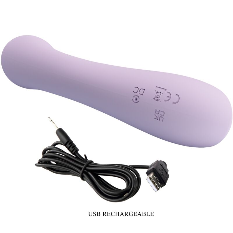 PRETTY LOVE VIBRADOR ROSOLYN RABBIT 10 VIBRAyoES ROXO