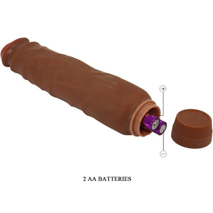 BAILE JACK VIBRADOR REALISTA 26 CM MULATO