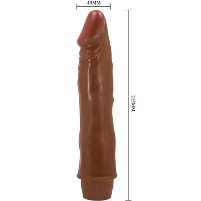 BAILE VIBRADOR REALISTA ANaO 21 CM MULATO