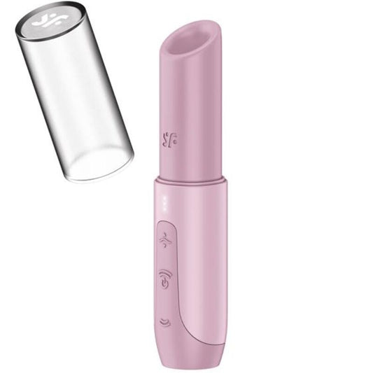SATISFYER ESTIMULADOR DE CLIToRIS SECRET KISS WAVE ROSA