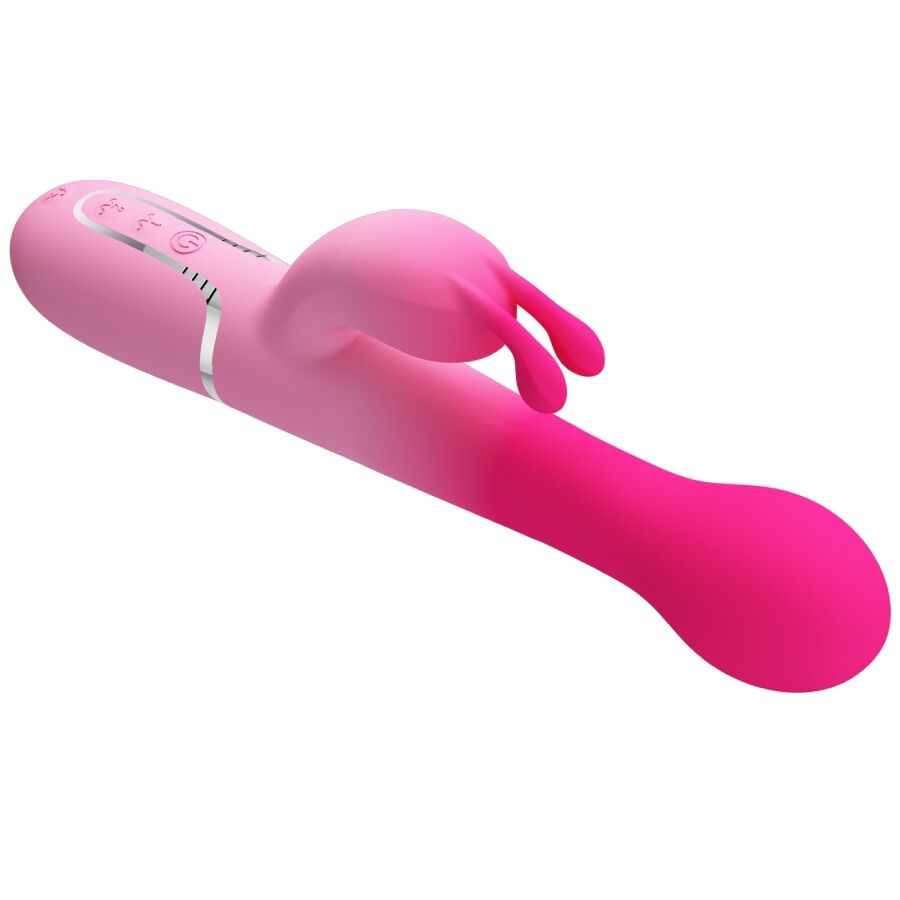 PRETTY LOVE DEJON 3 EM 1 MULTIFUNCIONAL RABBIT VIBRADOR ROSA