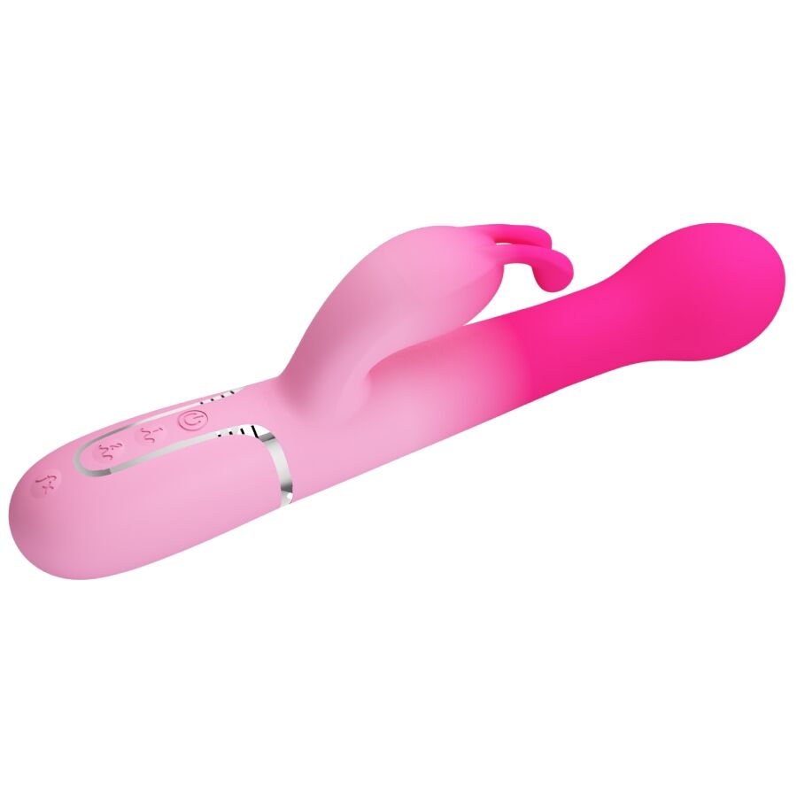 PRETTY LOVE DEJON 3 EM 1 MULTIFUNCIONAL RABBIT VIBRADOR ROSA