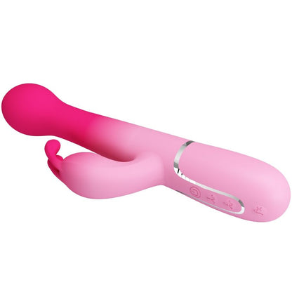 PRETTY LOVE DEJON 3 EM 1 MULTIFUNCIONAL RABBIT VIBRADOR ROSA