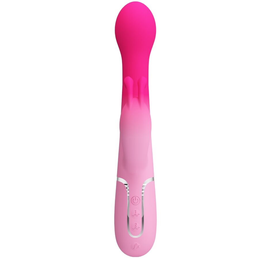 PRETTY LOVE DEJON 3 EM 1 MULTIFUNCIONAL RABBIT VIBRADOR ROSA
