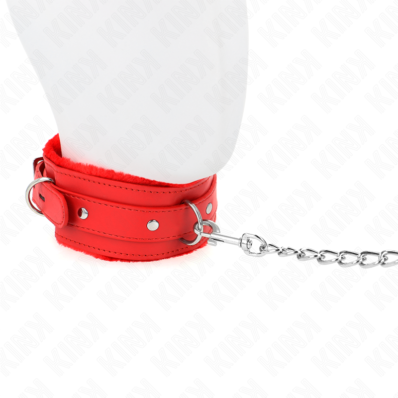 KINK COLAR COM TRELA 65 CM COM RESTRIyoES VERMELHO 36 42 CM X 55 CM