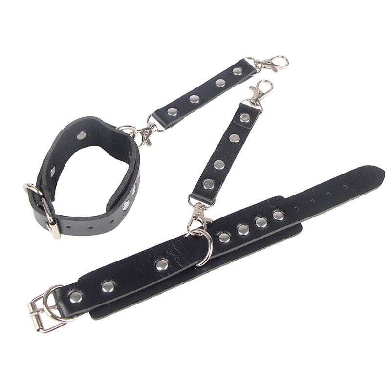 SUBBLIME 953690 ALGEMAS COM CINTO DE BONDAGE PRETO TAMANHO uNICO