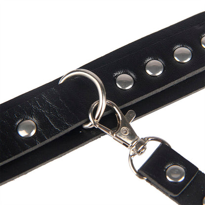 SUBBLIME 953690 ALGEMAS COM CINTO DE BONDAGE PRETO TAMANHO uNICO