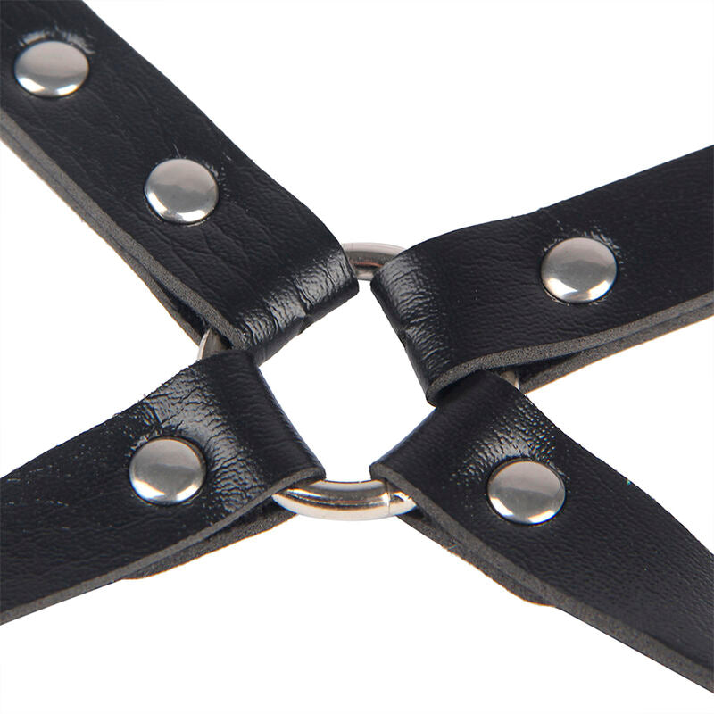 SUBBLIME 953690 ALGEMAS COM CINTO DE BONDAGE PRETO TAMANHO uNICO