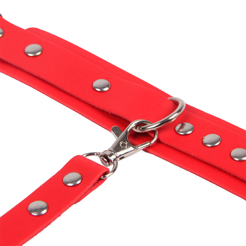 SUBBLIME 953706 ALGEMAS COM CINTO BONDAGE VERMELHO TAMANHO uNICO