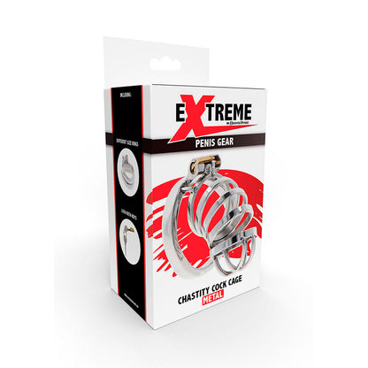 HIDDEN DESIRE EXTREME GAIOLA DE PeNIS DE CASTIDADE DE METAL