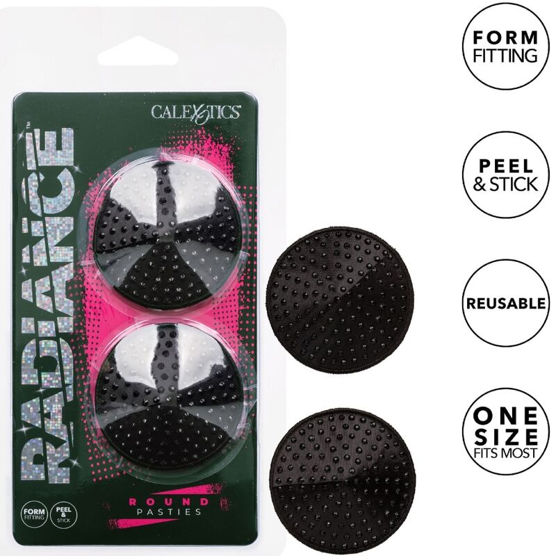 CALEXOTICS RADIANCE TAMPAS PARA BICOS DE JoIAS EM FORMA REDONDA