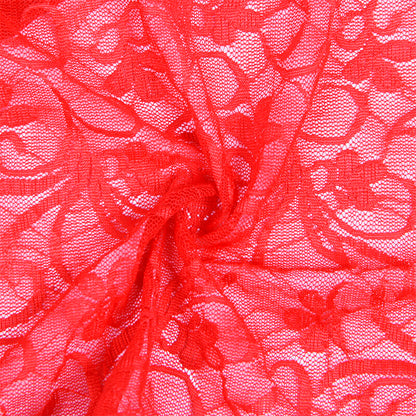 SUBBLIME 954208 BABYDOLL DE RENDA COM ALyAS AJUSTaVEIS VERMELHO S M