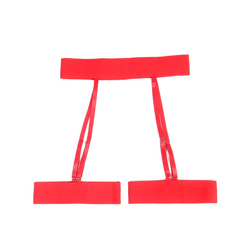 SUBBLIME 954321 SUTIa COM ESTAMPA DE CORAyaO TANGA CINTO LIGA VERMELHO S M