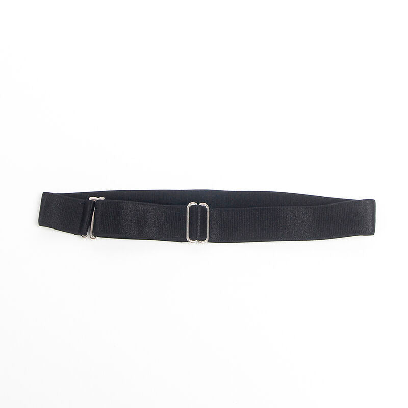 SUBBLIME 955380 VESTIDO COM ALyAS DE COURO PRETO L XL