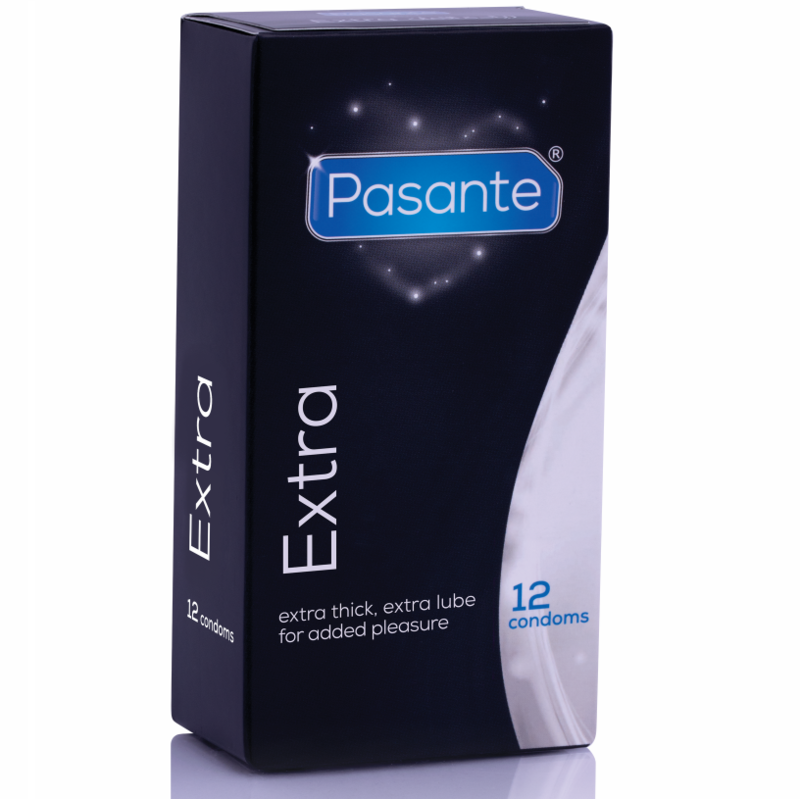 PASANTE PRESERVATIVO EXTRA EXTRA GROSSO DE 12 UNIDADES