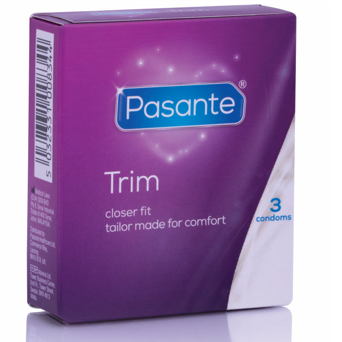 PASANTE THIN TRIM MS THIN PRESERVATIVO DE 3 UNIDADES