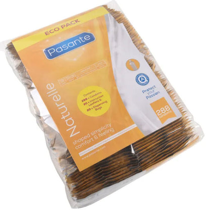 PASANTE SACO DE PRESERVATIVOS ECO PACK NATURELLE 288 UNIDADES