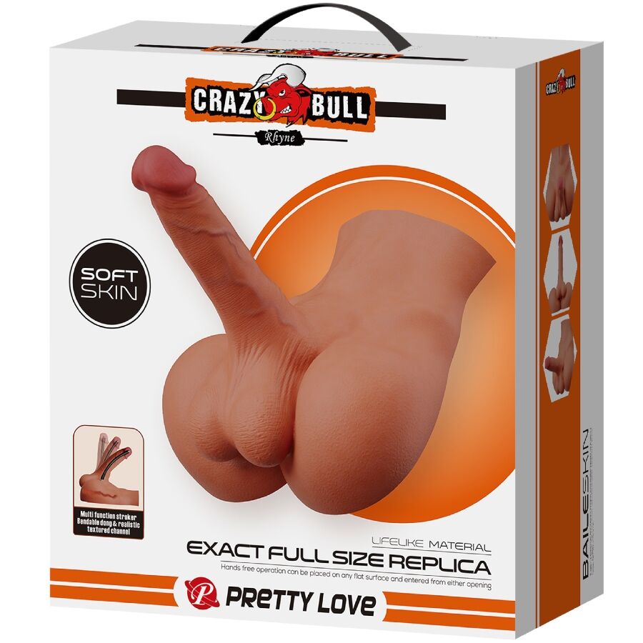 CRAZY BULL MASTURBADOR REALISTA NATURAL RHYNE BACK