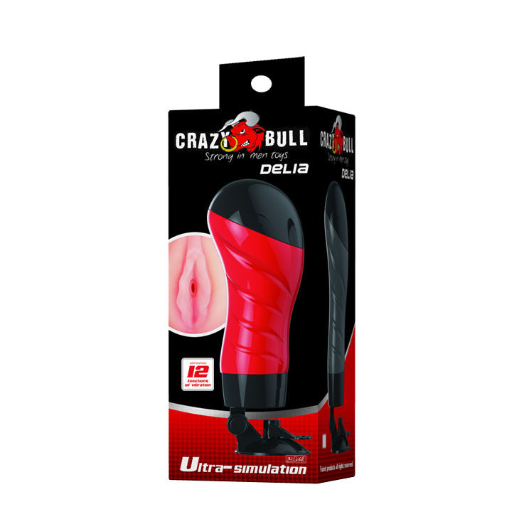 CRAZY BULL FLORA VAGINA COM BASE MASTURBADOR DE VOZ
