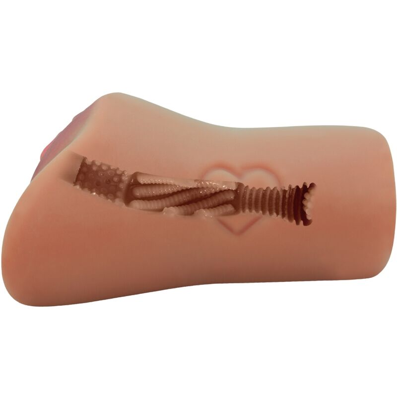 CRAZY BULL DESIGN DE VAGINA E aNUS ESCARLATE COM CARNE DE CORAyaO