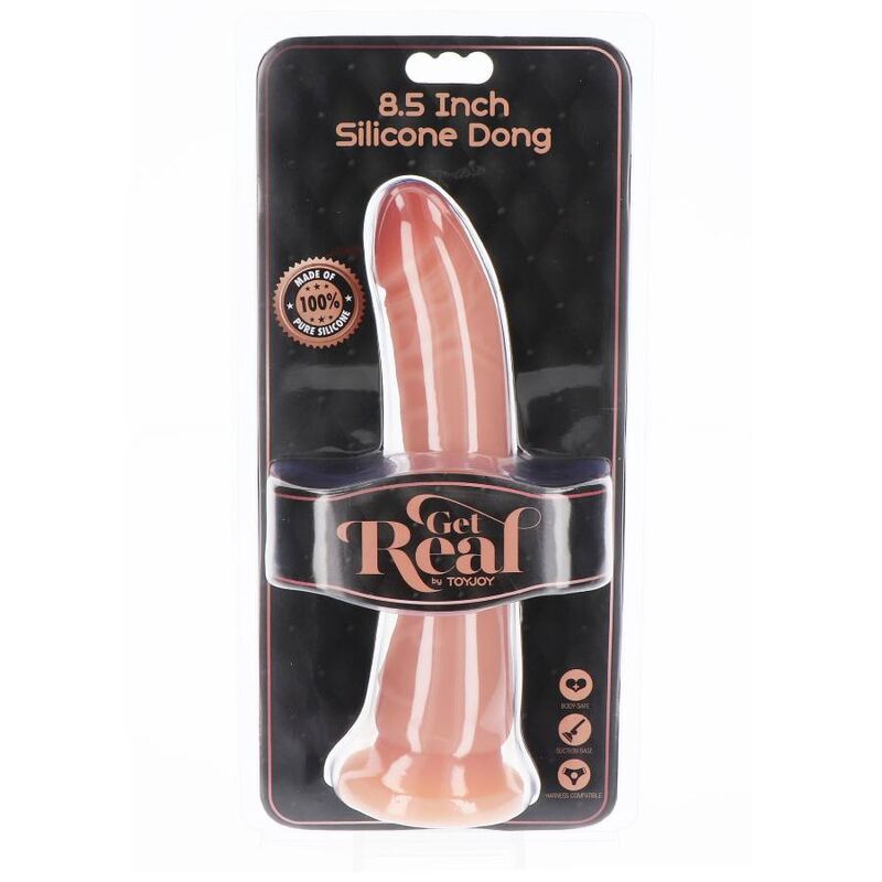 Caia na Real DONG DE SILICONE 21 CM PELE