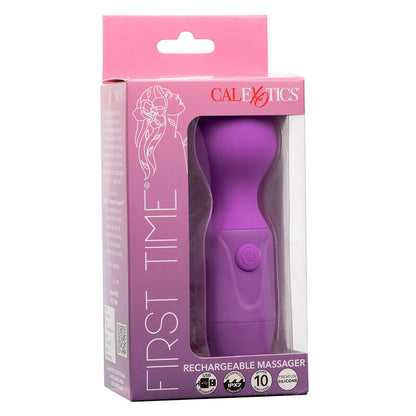 CALEXOTICS FIRST TIME MASSAGEADOR RECARREGaVEL 10 VIBRAyoES ROXO