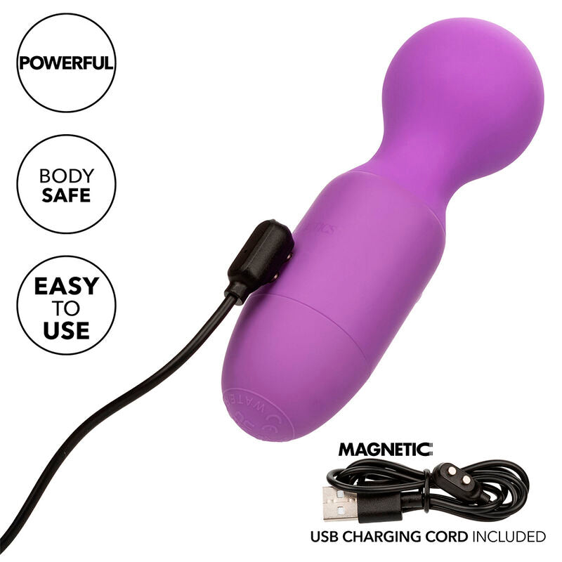 CALEXOTICS FIRST TIME MASSAGEADOR RECARREGaVEL 10 VIBRAyoES ROXO