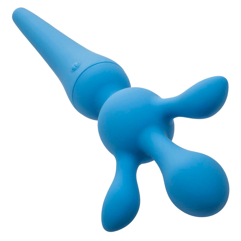 CALEXOTICS COUTURE KIT VIBRADOR WAND 10 VIBRAyoES AZUL