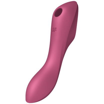 SATISFYER VIBRADOR DE PULSO DE AR CURVY TRINITY 3 VERMELHO