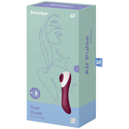 SATISFYER VIBRADOR DE PULSO DE AR DUAL CRUSH