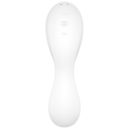 SATISFYER CURVY TRINITY 5 ESTIMULADOR Y VIBRADOR APP AZUL