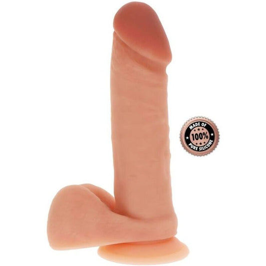 CAIA NA REAL DILDO DE SILICONE 205 CM W BOLAS PELE