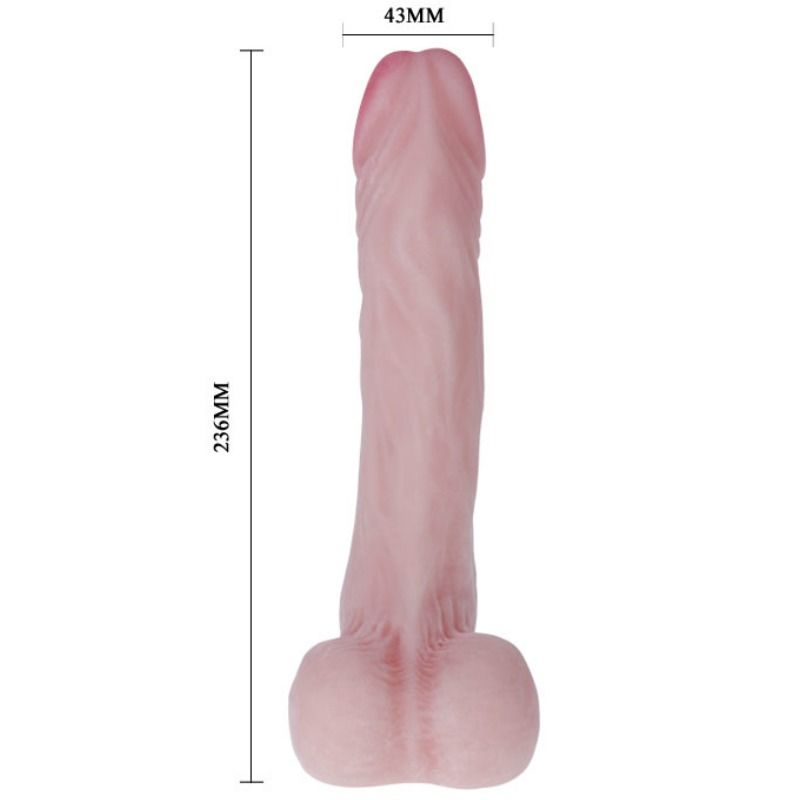 BAILE VIBRADOR DE GALO REALISTA NATURAL