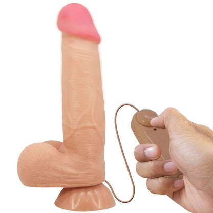 PRETTY LOVE SeRIE SLIDING SKIN DILDO REALiSTICO COM VENTOSA DESLIZANTE PELE CONTROLO REMOTO CARNE 218 CM