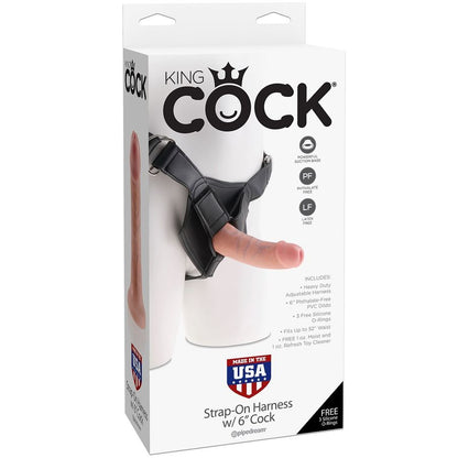 KING COCK HARNESS COM PeNIS REALISTA 1520 CM