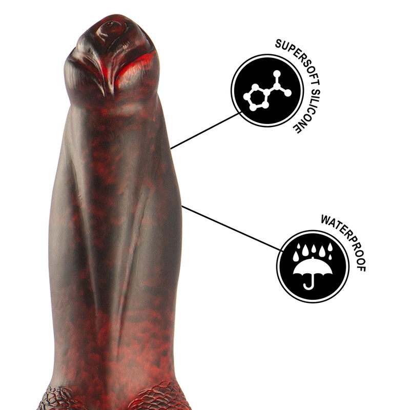 EPIC PROMETHEUS DILDO TITAN EM CHAMAS CONTROLE REMOTO RECARREGaVEL