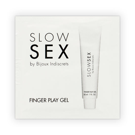 BIJOUX SLOW SEX GEL DE MASSAGEM COM FINGER PLAY DOSE uNICA