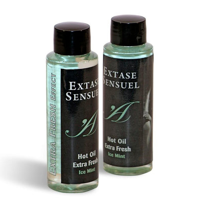 EXTASE SENSUAL oLEO DE MASSAGEM COM EFEITO GELO EXTRA FRESCO 100 ML