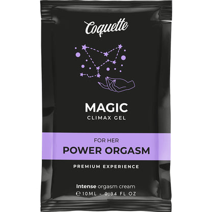 COQUETTE CHIC DESIRE POCKET MAGIC CLIMAX GEL PARA SEU ORGASMO GEL DE MELHORIA 10 ML
