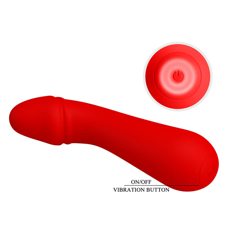 PRETTY LOVE VIBRADOR RECARREGVEL CETUS VERMELHO