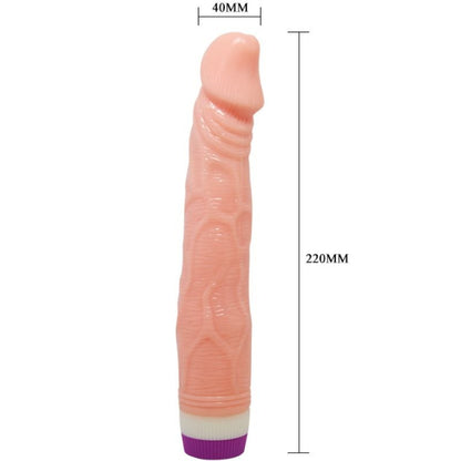 BAILE VIBRADOR REALISTA NATURAL 22 CM