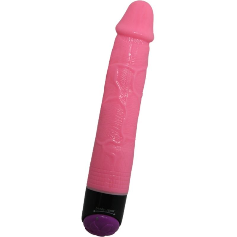 BAILE VIBRADOR SEXO REALISTA COLORIDO ROSA 23 CM