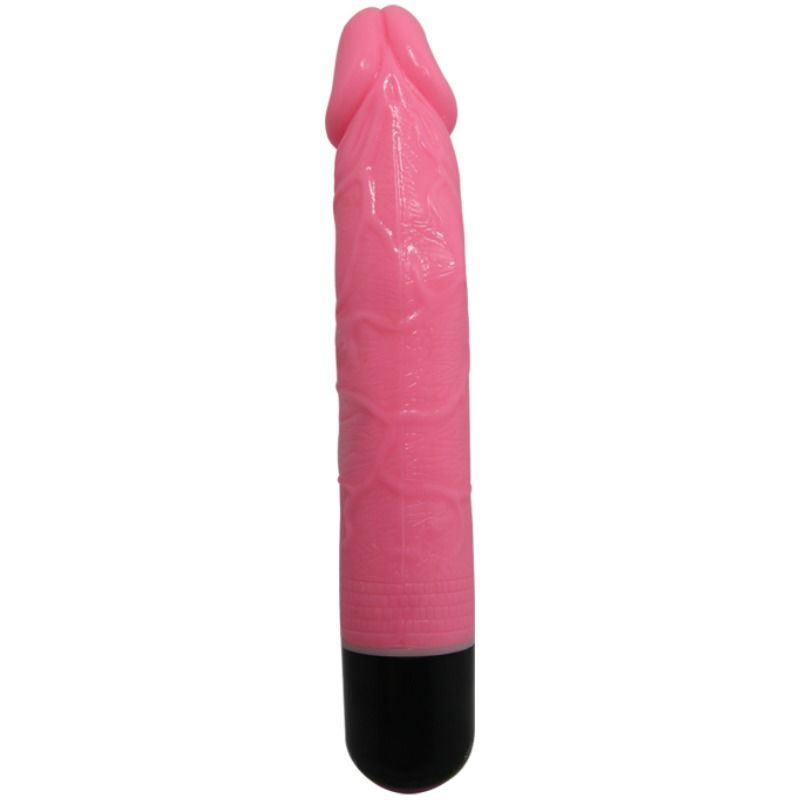 BAILE VIBRADOR SEXO REALISTA COLORIDO ROSA 23 CM